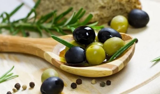 What's the difference between olives and black olives? (8 photos)