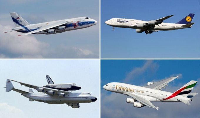 Самые большие самолеты мира (20 фото)