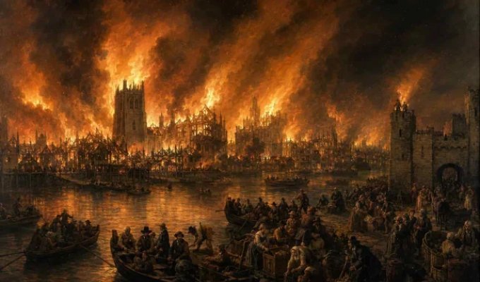 The Great Fire of London: How a Single Candle Transformed a Capital (12 photos)