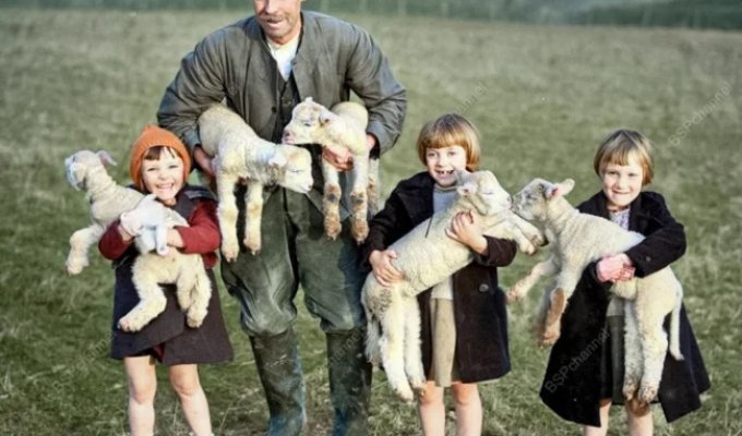 Любопытные фотографии из  прошлого Великобритании (21 фото)