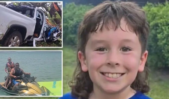 “Please don’t die”: a boy saved his parents injured by a tornado (6 photos)