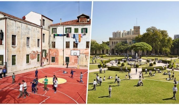 Как выглядят детские игровые площадки в разных городах и странах (41 фото)