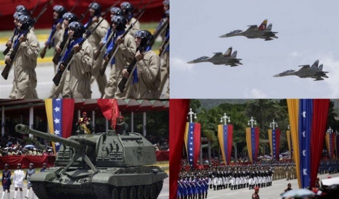 Военный парад в Венесуэле (29 фото)