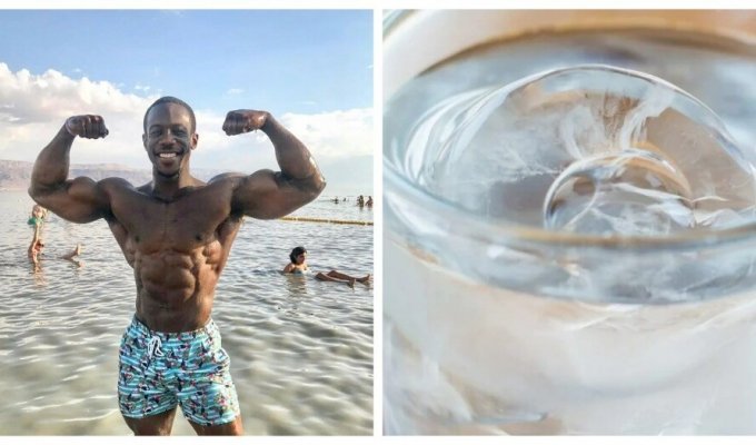 Bodybuilder drank cold water and lost consciousness (5 photos)