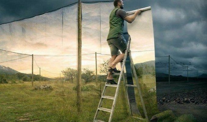 Pictures with philosophical overtones for those who rethought life (16 photos)