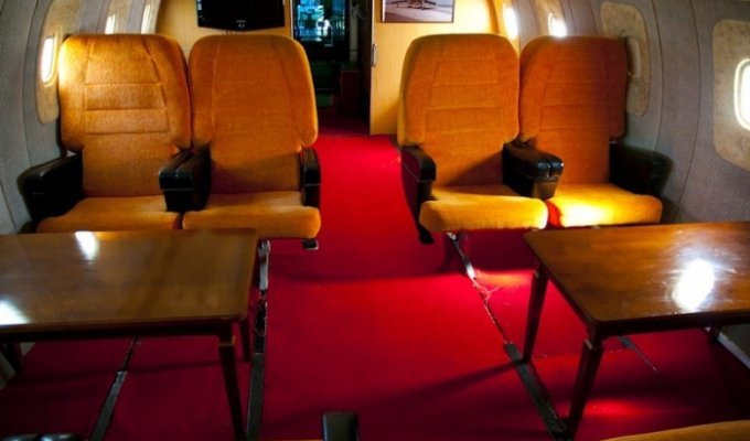 Места для пассажиров первого класса в самолетах советского Аэрофлота (12 фото)