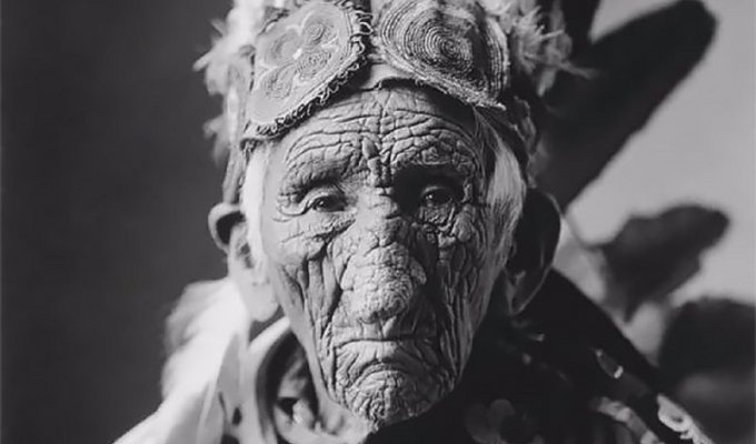 Портреты Белого Волка, старейшего коренного жителя Америки (11 фото)