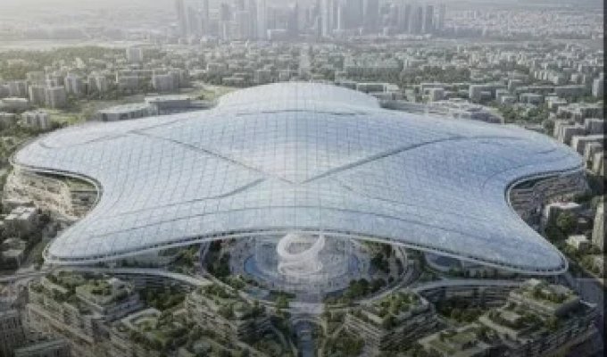 В Дубае построят самый большой торговый центр за 50 миллиардов долларов (2 фото)
