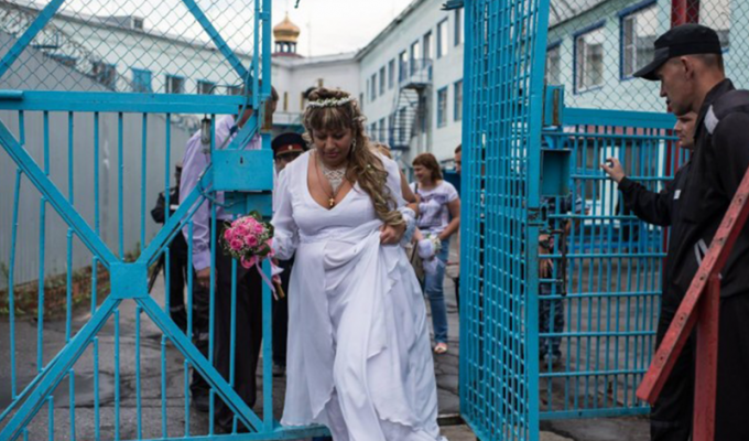 Свадьба в СИЗО: в следственном изоляторе состоялась свадебная церемония (2 фото)