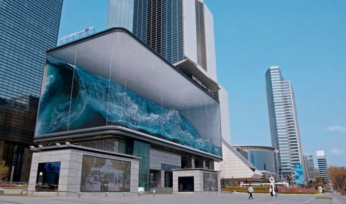 В Сеуле появилась самая большая анаморфная иллюзия в мире (6 фото + 1 видео)