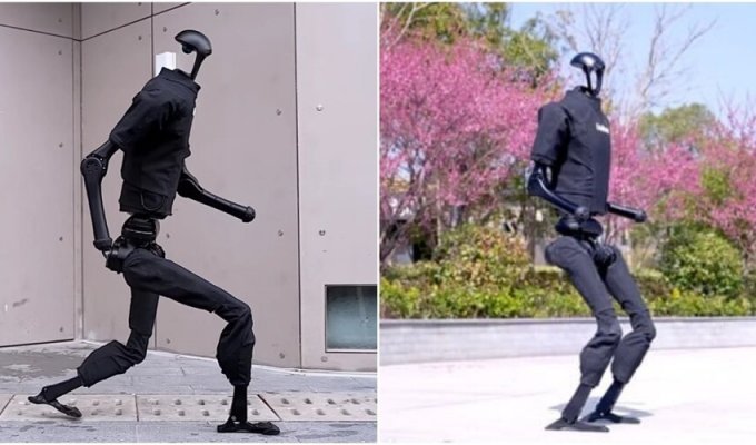 Chinese robot breaks the world record for walking speed (7 photos + 1 video)