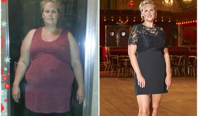 A phrase from a 4-year-old daughter made a woman lose 60 kg (7 photos)