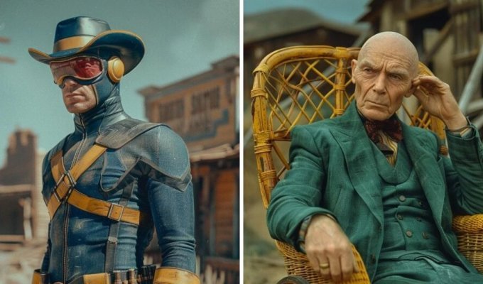 The neural network showed what the X-Men would have looked like if they had lived in 1897 (10 photos)