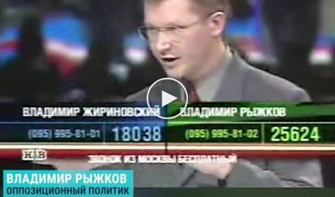 Оппозиционер Рыжков о будущем России в 2004 году