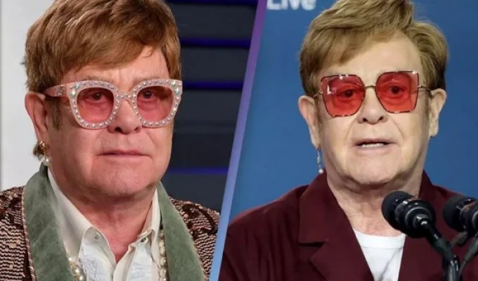 Elton John: "There is little left of me" (5 photos + 1 video)