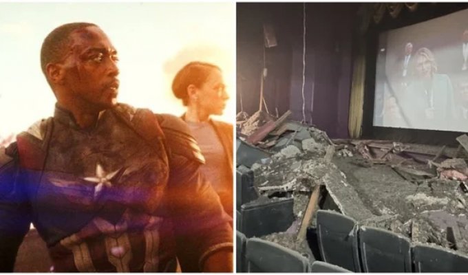 A black "Captain America" ​​saved real people from death (2 photos + 1 video)