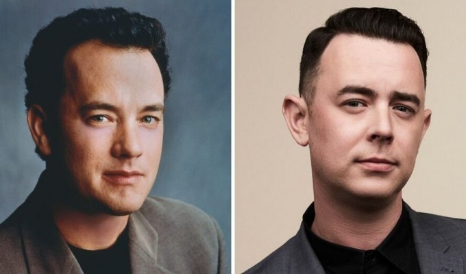 Back to the past: what celebrities and their children look like at the same age (12 photos)