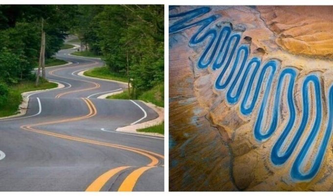 The most unusual roads on the planet (20 photos)