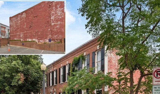 A resident of Washington sells a shabby wall for 50 thousand dollars (4 photos + 1 video)