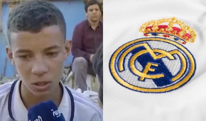 Real Madrid will help a teenager who lost his entire family during the earthquake in Morocco (2 photos + 1 video)