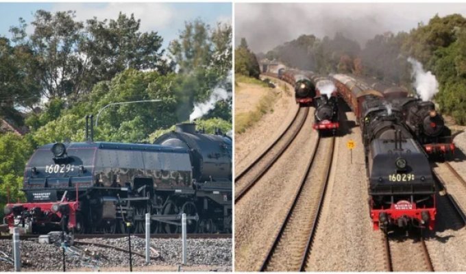 The most unusual vintage locomotive races in the world (1 photo + 2 videos)