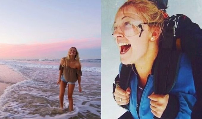 20-летняя австралийка выжила после неудачного прыжка с парашютом (8 фото)