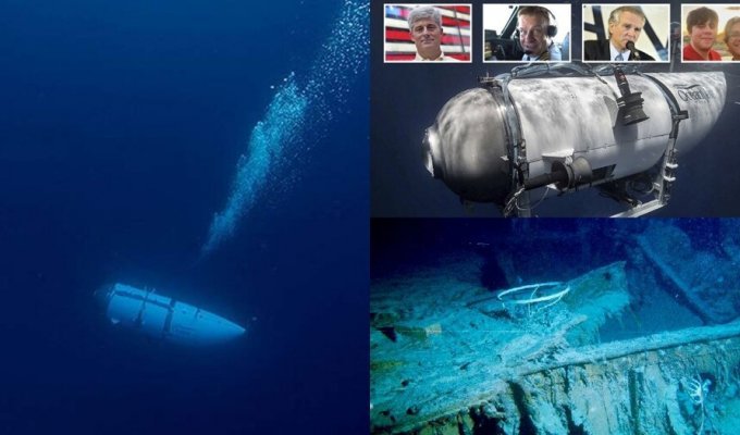 Squeezed like a jar: an explosion occurred in the bathyscaphe almost immediately after it was immersed, all crew members died (3 photos + 2 videos)