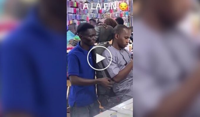 Вор спалился во время кражи