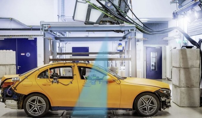 Crash tests will be visible through. An X-ray machine was connected to the case (3 photos + 1 video)