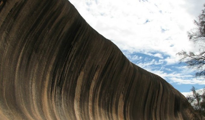 Скала-волна – удивительный Wave Rock (11 фото)