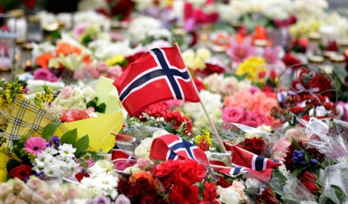 Трагедия в Норвегии (34 фото)
