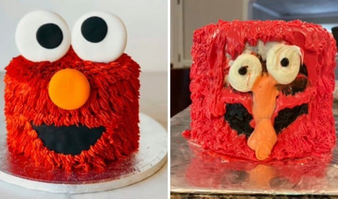 16 Cases When People Decided to Make Cakes, But They Were Overtaken by a Confectionery Fiasco (17 pics)