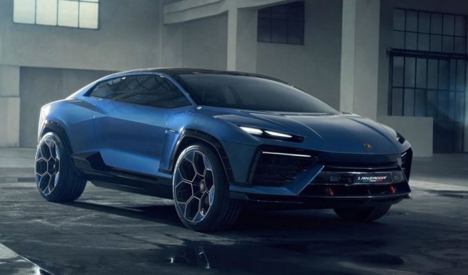 Lamborghini представила электрический суперкар Lanzador (16 фото)