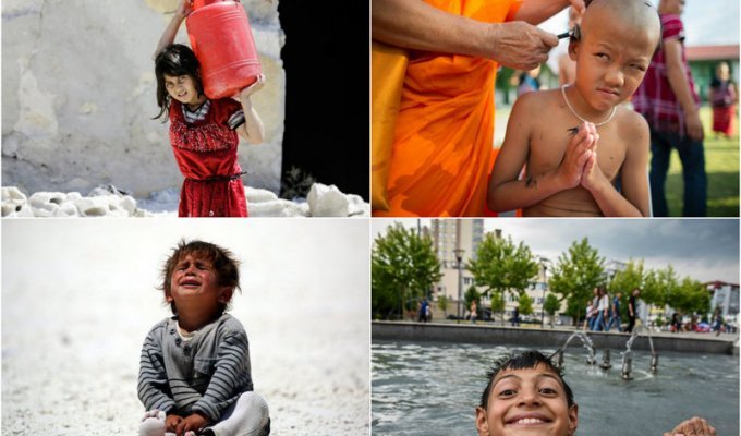 Очень непохожее детство в разных странах мира (15 фото)