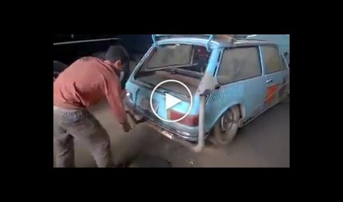 Классный способ использования старого автомобиля