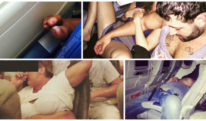 Авиапассажиры иногда ведут себя как настоящие свиньи: стыд и муки совести им явно не знакомы (55 фото + 2 видео)