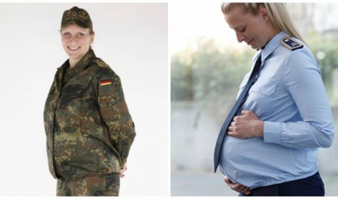 В немецкой армии внедряют форму для беременных (2 фото)