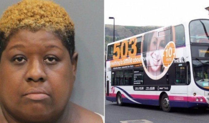 В Британии женщину приговорили к пожизненному запрету на посещение автобусов из-за "рома и фасоли" (1 фото)