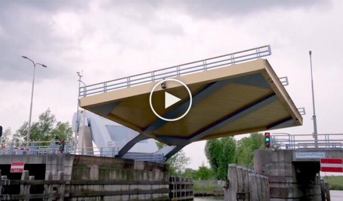 Необычный мост в Нидерландах