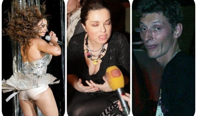 Неадекватное поведение знаменитостей: пьяные звезды позорятся у всех на глазах (17 фото + 8 видео + 1 гиф)