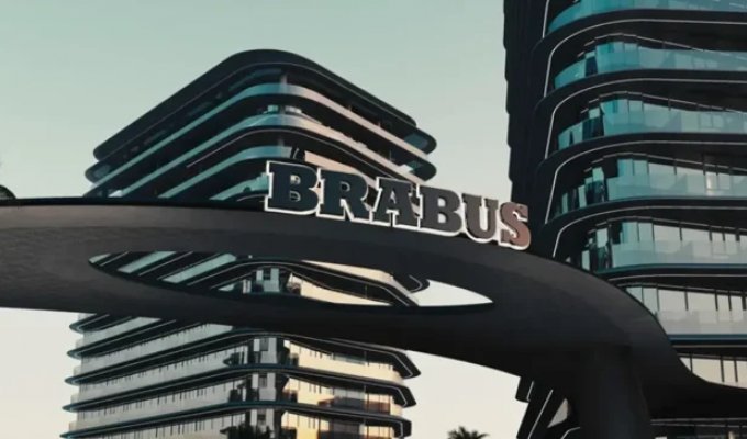 Тюнинг-ателье Brabus показало проект жилого комплекса для богачей в Абу-Даби (11 фото)