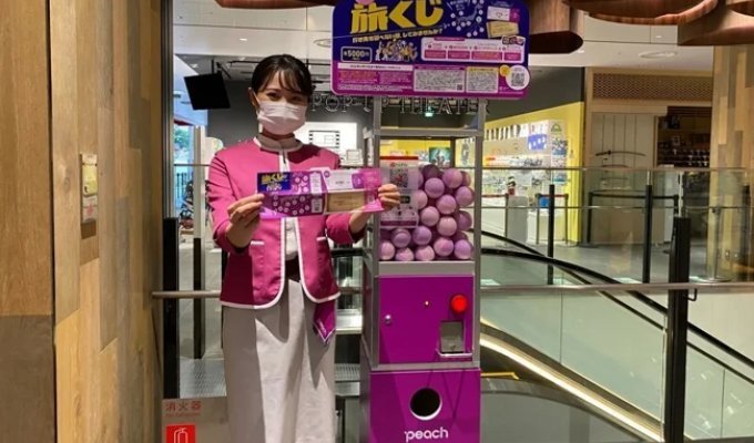 In Japan, Vending Machines Have Random Flights and Stupid Tasks (7 photos)