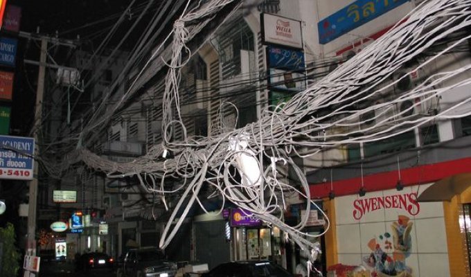  Провода в Бангкоке (19 фото)