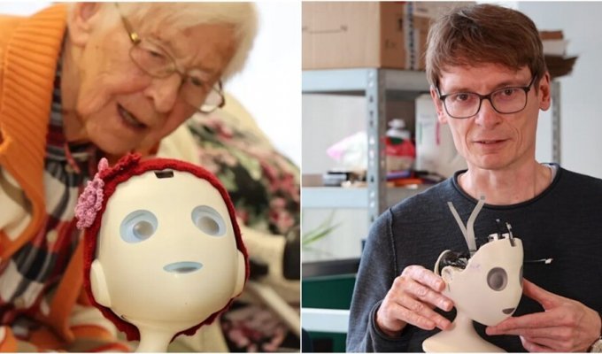 Німці придумали робота-онука для будинків для літніх людей (4 фото)