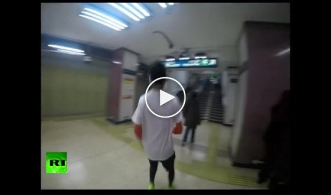 Китайский бегун пробежал быстрее поезда метро