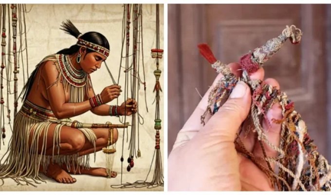 Забытая система узелков: бухгалтерия инков, тайный код и утраченный язык (16 фото)