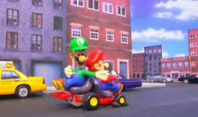 Марио в ГТА, забавно