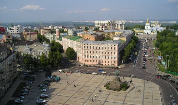 История Софиевской площади Киева в фотографиях
