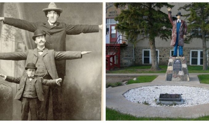 The busy life and difficult afterlife of the good giant Edouard Beaupré (11 photos)