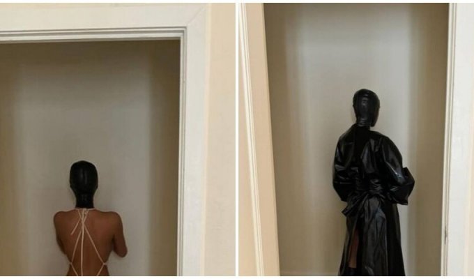 Б'янка, біжи!: Каньє Вест показав домашнє вбрання своєї дружини і знову схвилював фанатів (4 фото)